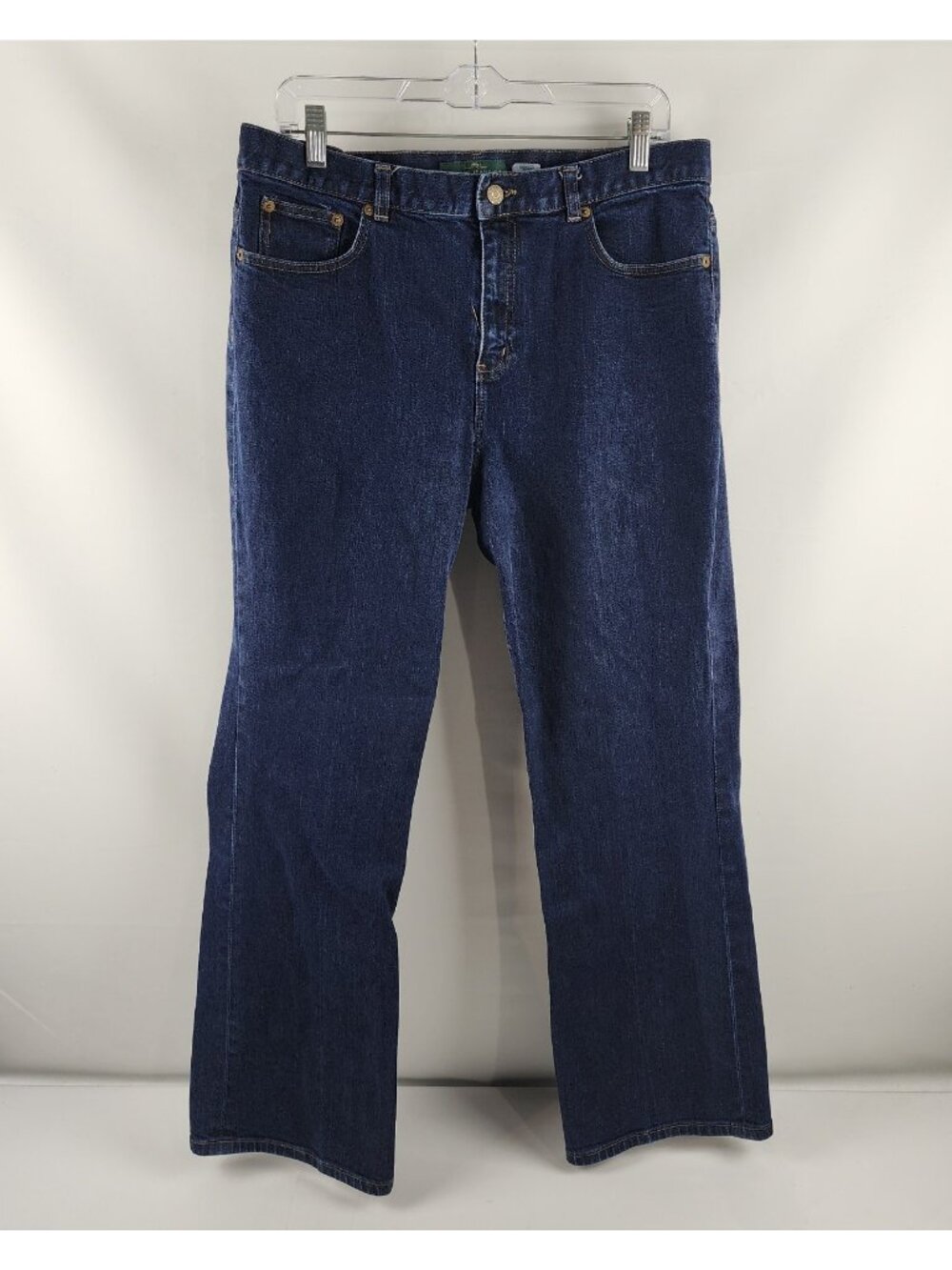 LRL Lauren Jeans Co Womens 14 Blue Denim Classic Straight (32x29)